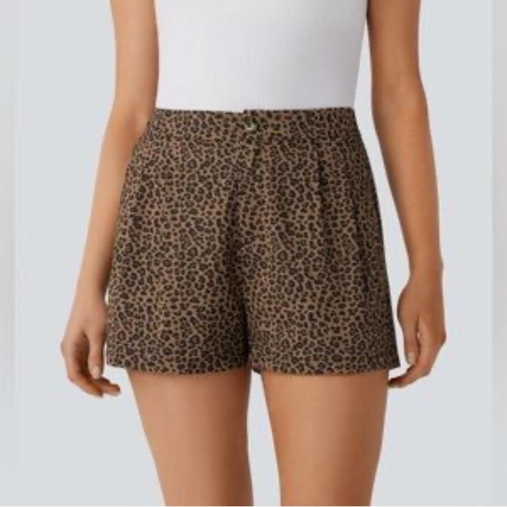 LOFT Leopard Print High Waist Women's Shorts